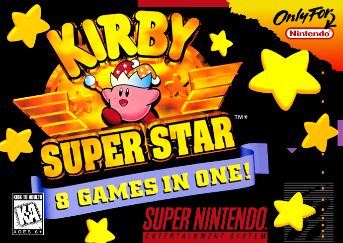 Kirby Super Star (Usa) Snes Print Poster