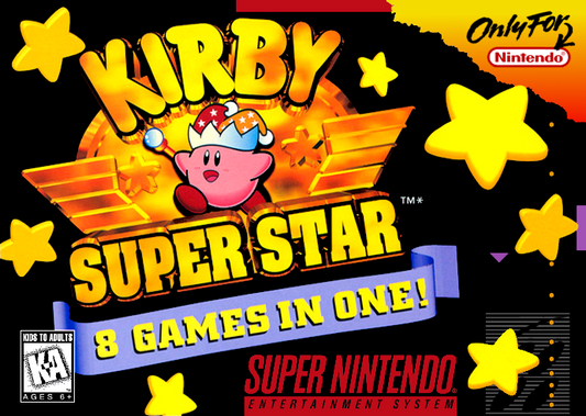 Kirby Super Star (Usa) Snes Print Poster