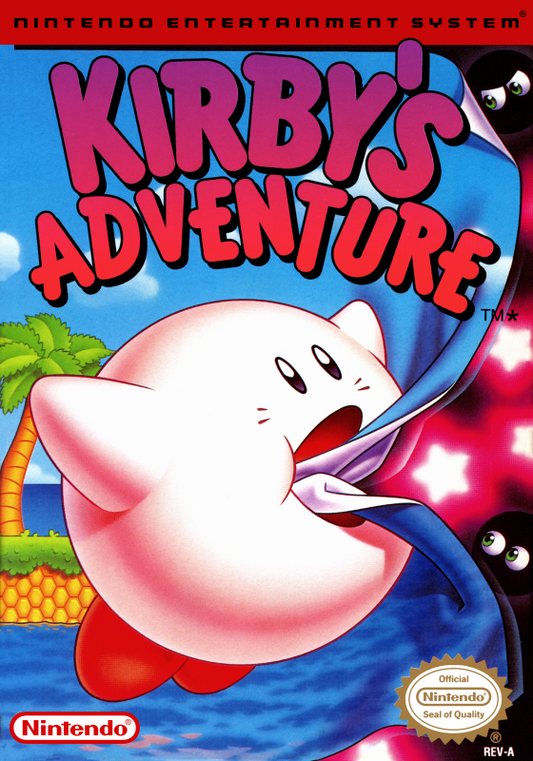Kirby S Adventure (Usa) Nes Print Poster