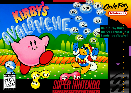 Kirby S Avalanche (Usa) Snes Print Poster