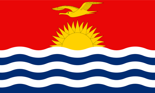 Kiribati Flag Keychain