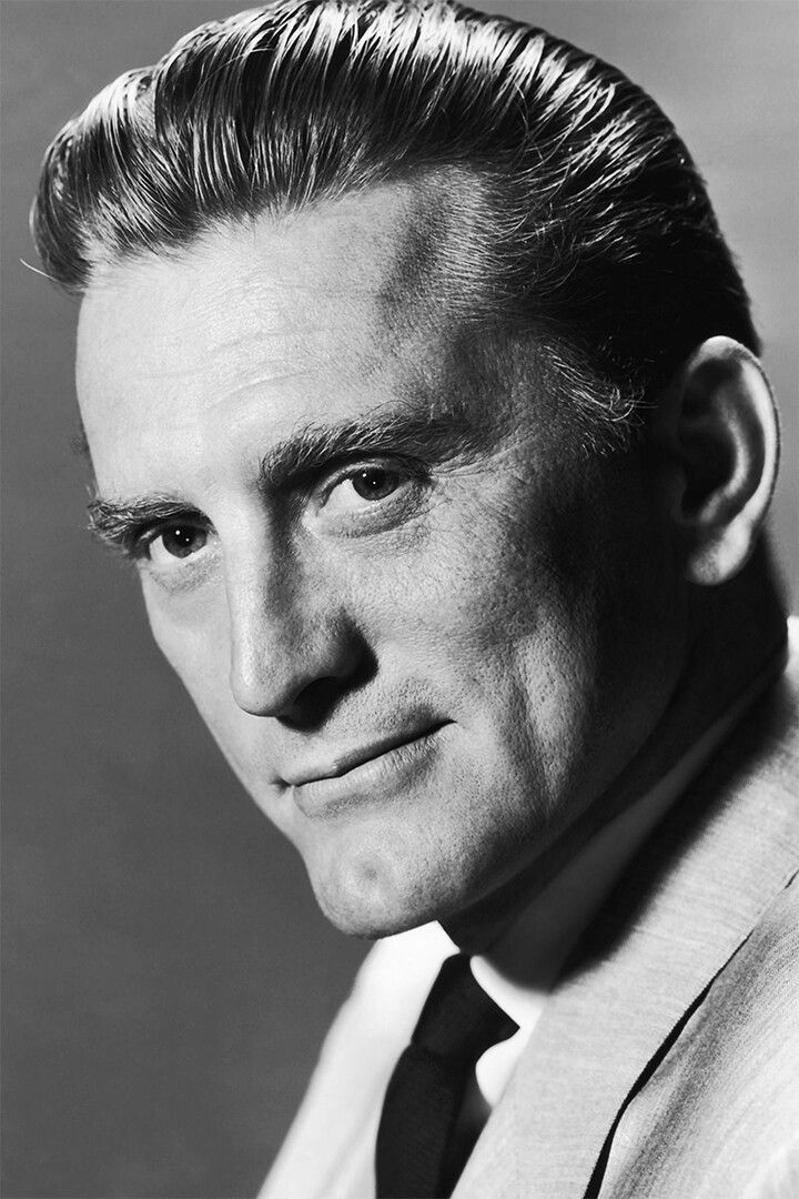 Kirk Douglas American Actor Painting Print Jigsaw Puzzle