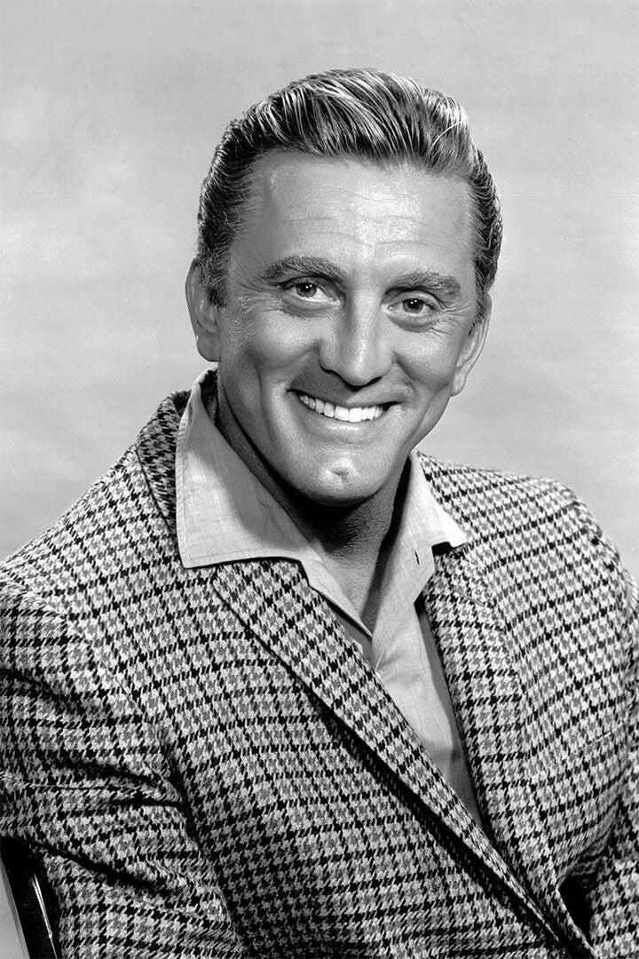 Kirk Douglas American Actress Painting Print Wall Art Home Decor Poster