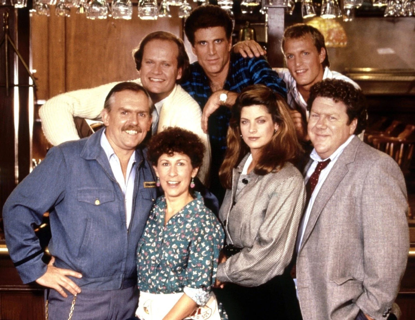 Kirstie Alley & The Cast Of Cheers Tv Show Picture Photo Print