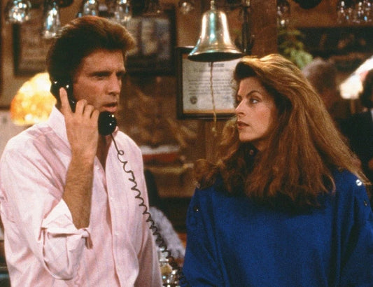 Kirstie Alley With Ted Danson Cheers Tv Show Picture Magnet Print