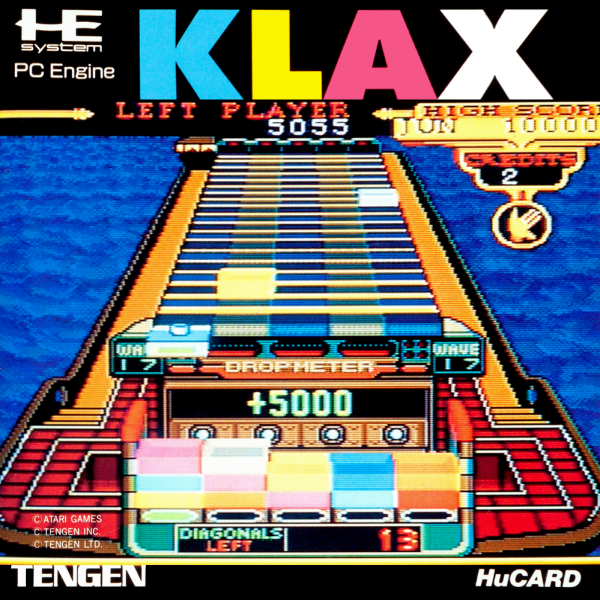 Klax (Japan) Pc Engine Print Poster