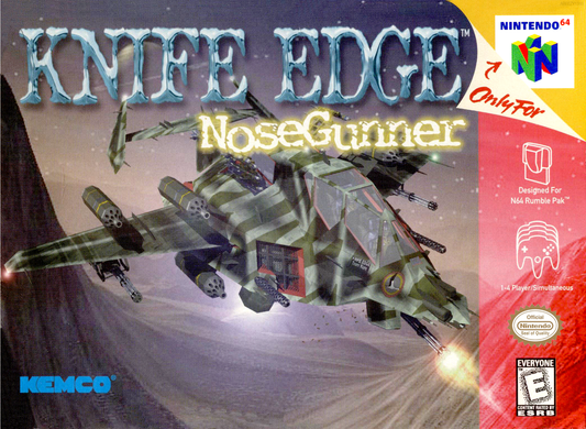Knife Edge Nose Gunner N64 Print Poster