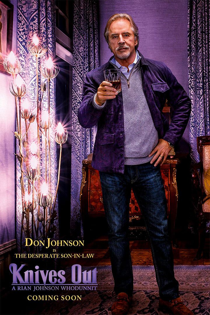 Knives Out Movie 2019 Daniel Craig Chris Evans Comedy Wall Art Poster