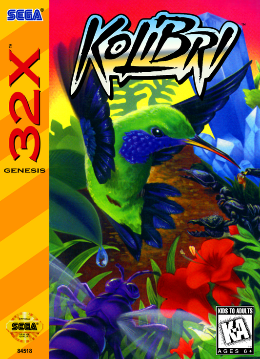 Kolibri Sega 32X Print Poster