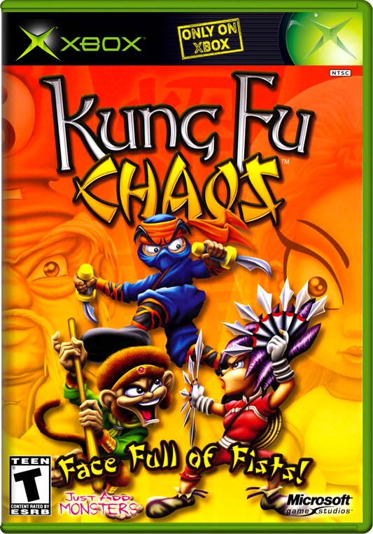 Kung Fu Chaos (Usa, Asia) Xbox Print Poster