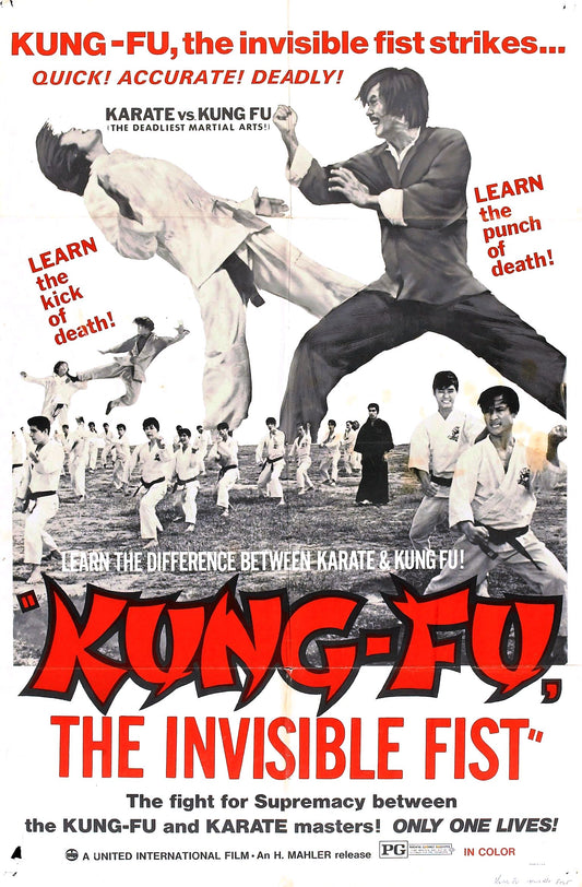 Kung Fu Invisible Fist 01 Movie Magnet