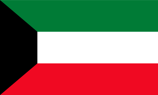 Kuwait Flag Print Poster