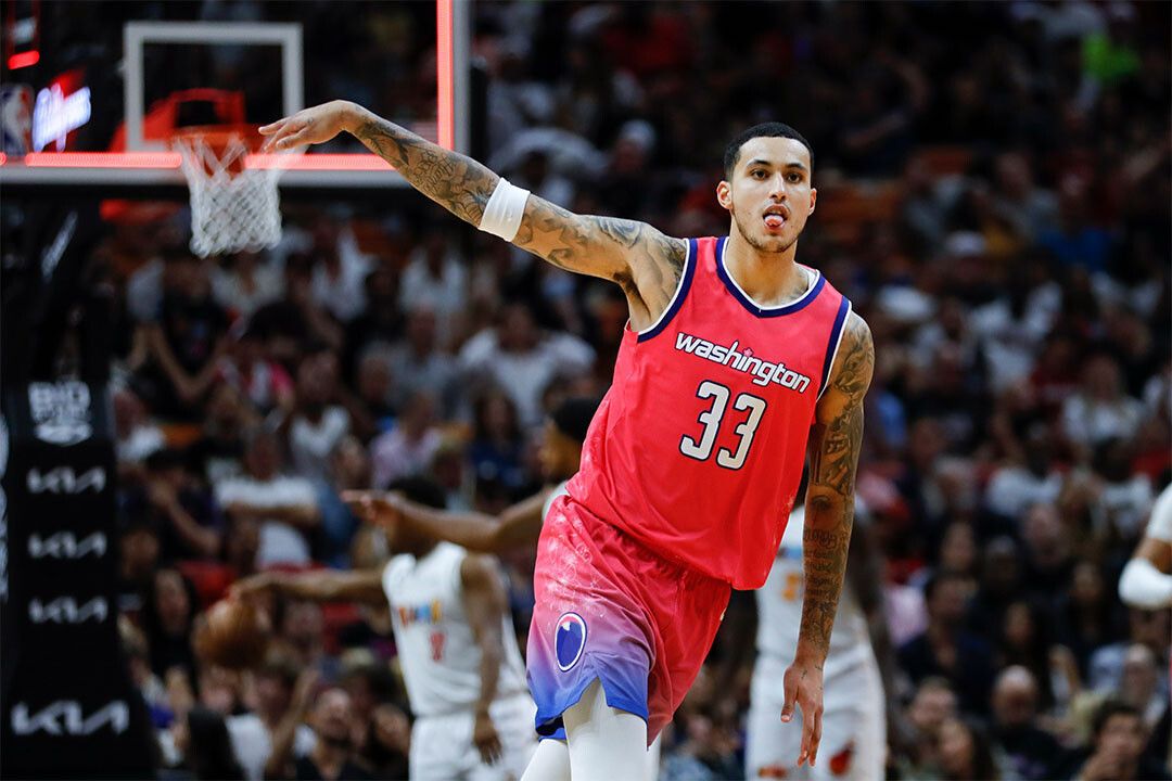 Kyle Kuzma In Match Washington Wizards Basketball Team Wall Art Poster