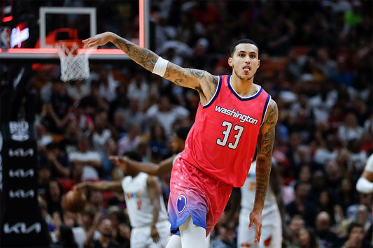 Kyle Kuzma In Match Washington Wizards Basketball Team Wall Art Poster