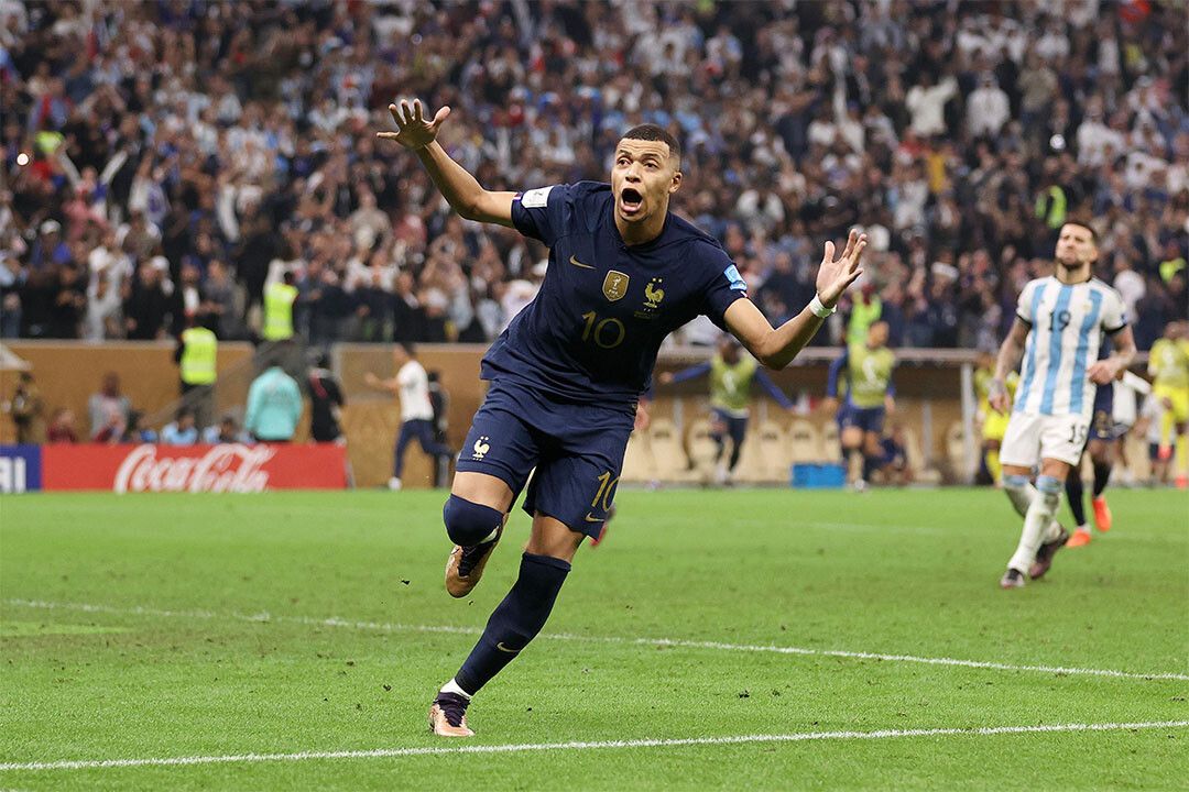 Kylian Mbappe Goal Celebration France Football World Soccer Poster