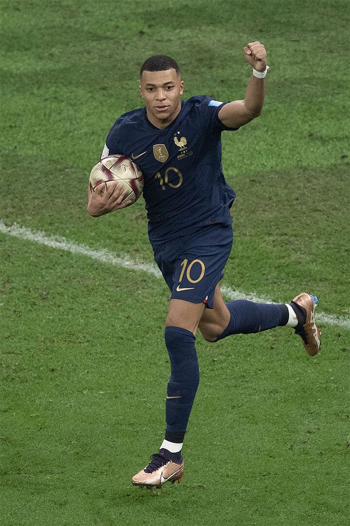 Kylian Mbappe Goal France Football World Soccer Fans Wall Art Poster
