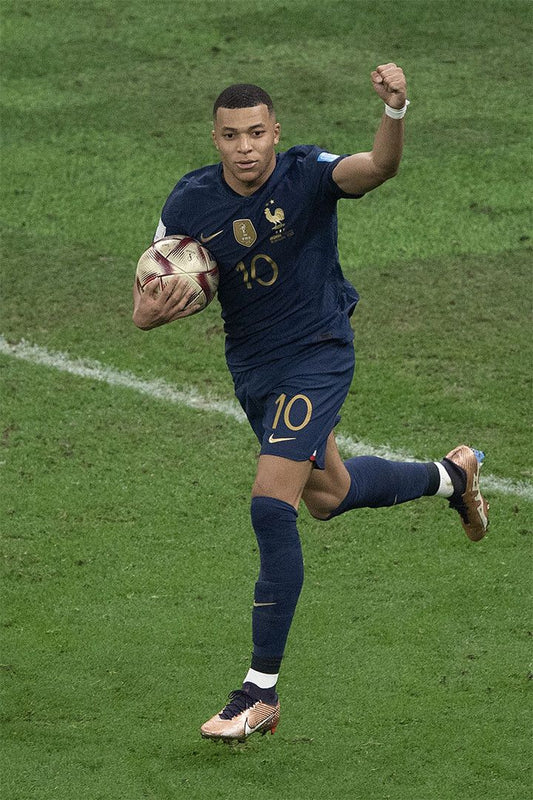Kylian Mbappe Goal France Football World Soccer Fans Wall Art Poster