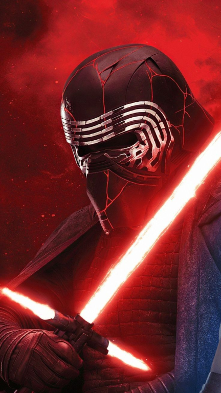 Kylo Ren Lightsaber 472 Print Poster
