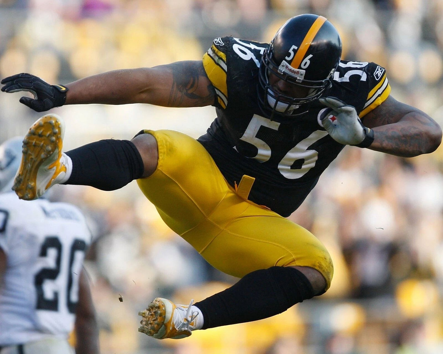 Lamarr Woodley Magnet Pittsburgh Steelers Picture Nfl Football Vs Raiders