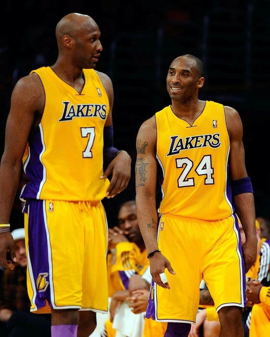 Lamar Odom & Kobe Bryant Photo Los Angeles Lakers La Basketball Nba