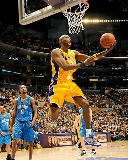 Lamar Odom Photo Los Angeles Lakers La Basketball Nba Vs Magic