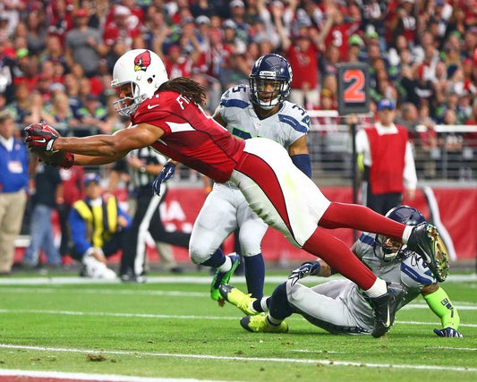 Larry Fitzgerald Photo Arizona Cardinals Picture Nfl Football Td Catch