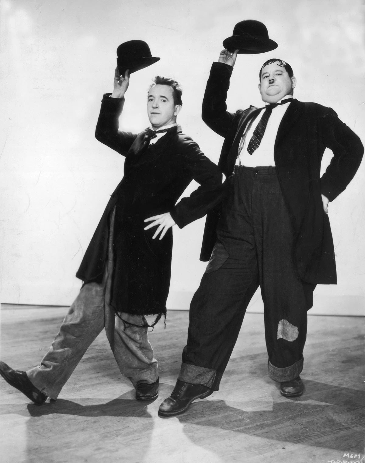 Laurel & Hardy Keychain Picture Slapstick Comedy Movies Stan Oliver