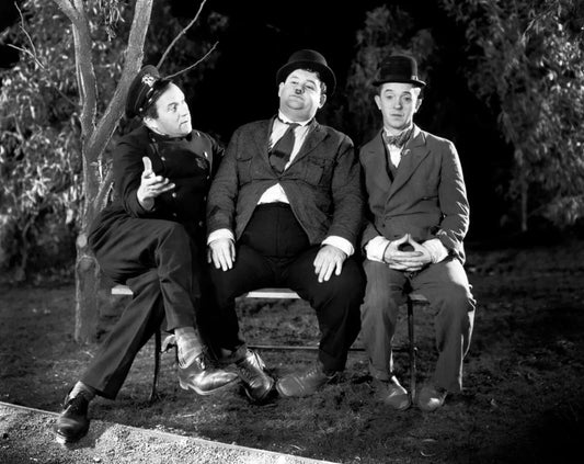Laurel & Hardy In 1930 Classic Movie Night Owls Picture Magnet