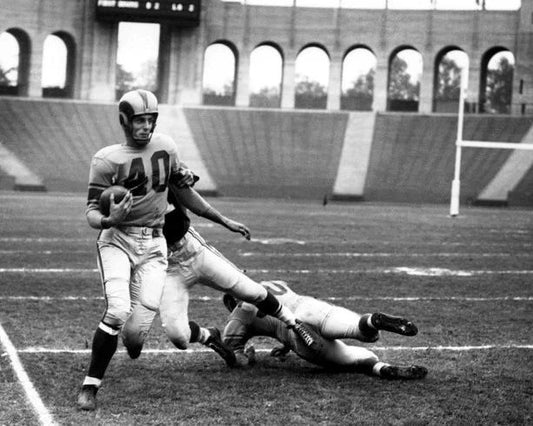 La Los Angeles Rams Crazy Legs Elroy Hirsch Glossy Photo La Coliseum Print
