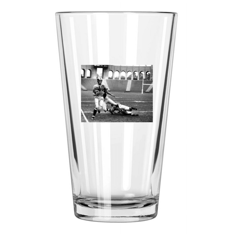 La Los Angeles Rams Crazy Legs Elroy Hirsch La Coliseum Pint Beer Drinking Glass