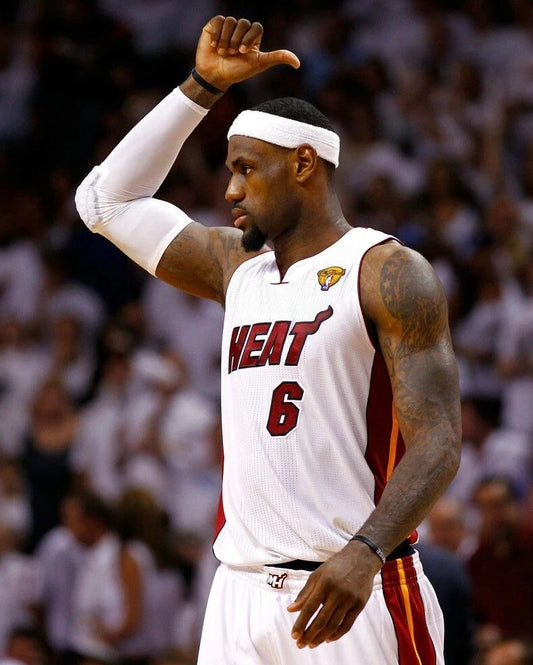 Lebron James Photo Miami Heat Basketball Close Up