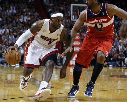 Lebron James Photo Miami Heat Basketball Nba Game Action