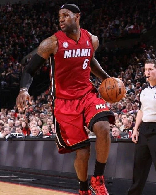Lebron James Photo Miami Heat Basketball Nba With Ball