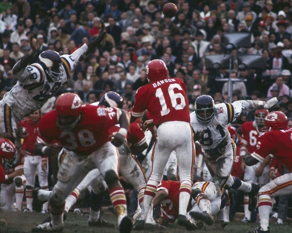 Len Dawson Photo Kansas City Chiefs Kc Picture Nfl Football Pass Vs Vikings