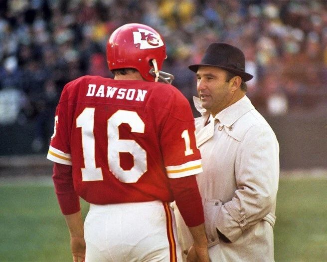 Len Dawson And Hank Stram Glossy Photo Kansas City Chiefs Print Poster 1
