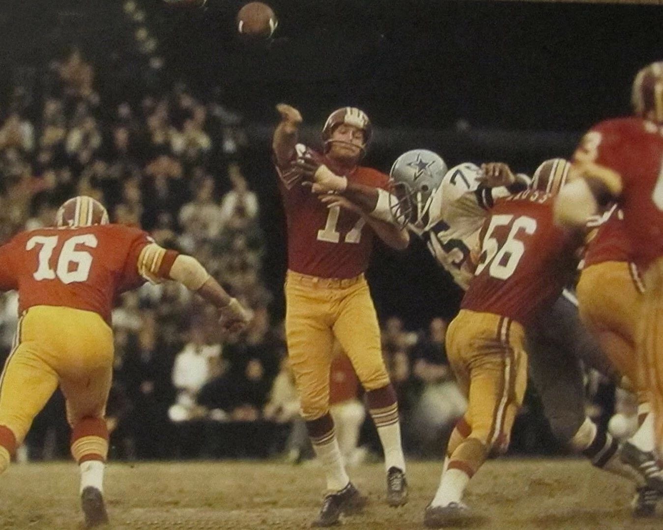 Len Hauss Photo Washington Redskins Picture Nfl Vs Cowboys