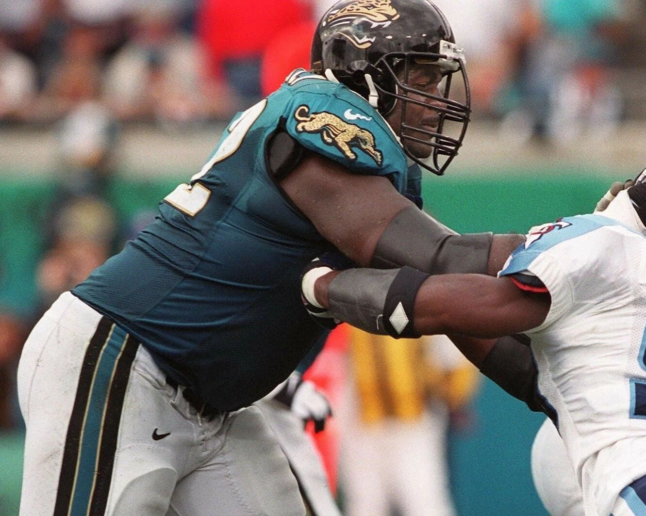 Leon Searcy Keychain Jacksonville Jaguars Picture Nfl Football Game Action