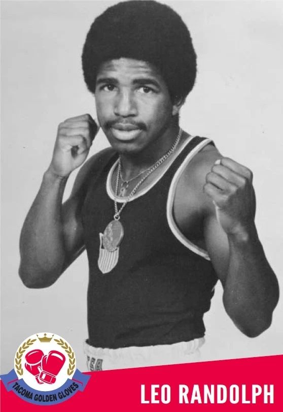 Leo Randolph Magnet Boxing Picture Golden Gloves Usa Olympian