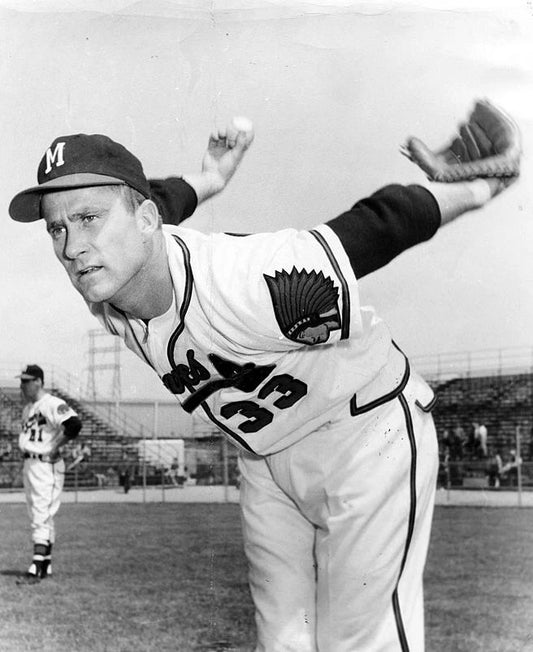 Lew Burdette Keychain Milwaukee Boston Braves Baseball Picture Mlb