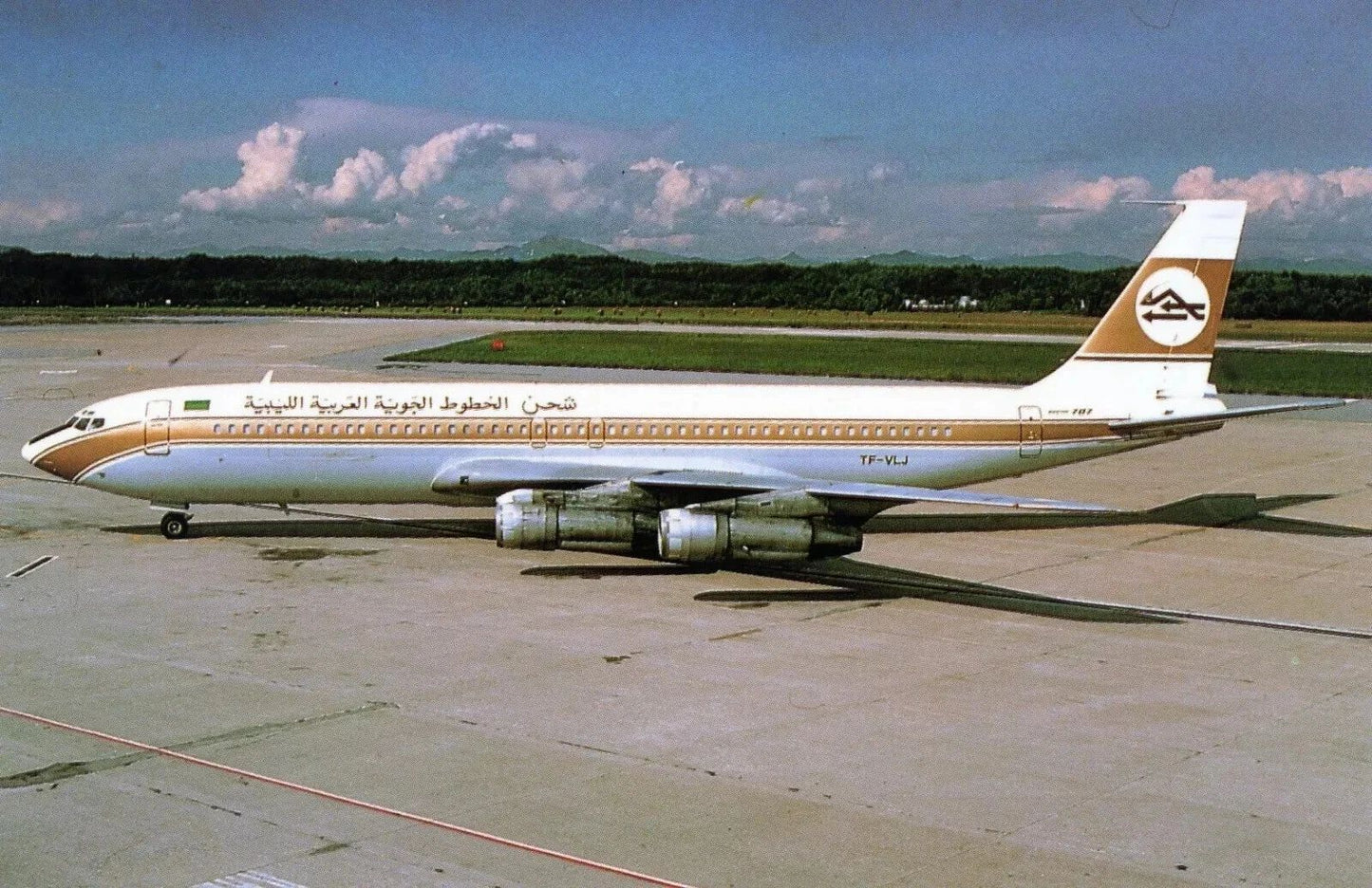 Libia Airlines Libyan Arab Airlines B 324C Airport Picture Photo