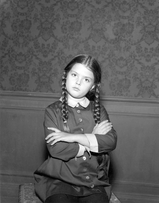 Lisa Loring As Wednesday In Addams Family Tv Show Picture Magnet Print