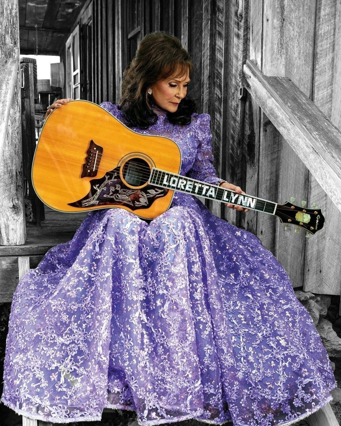 Loretta Lynn Keychain Country Music Picture