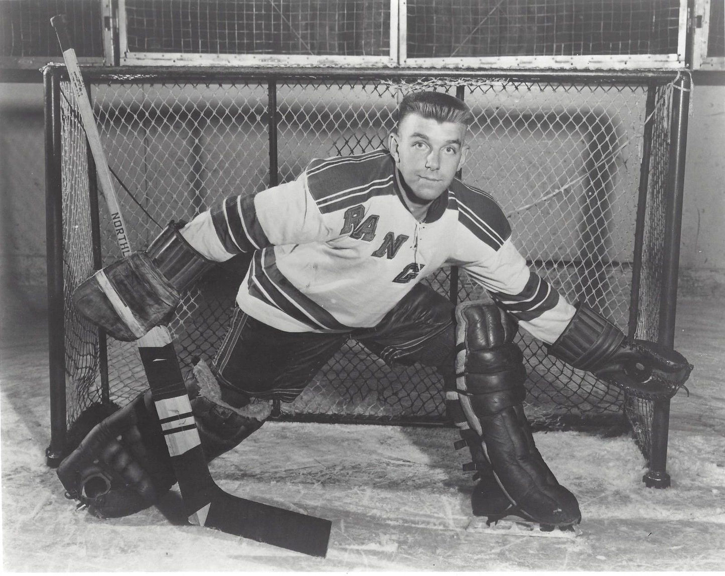 Lorne Worsley Photo Hockey New York Rangers Ny Picture Nhl