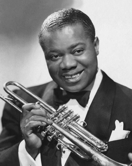 Louis Armstrong Glossy Photo Music Print Jazz Trumpeter Poster