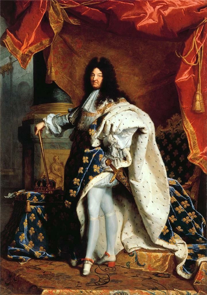 Louis Xiv King Of France Painting Portrait Magnet Magnet Art Print Reproduction