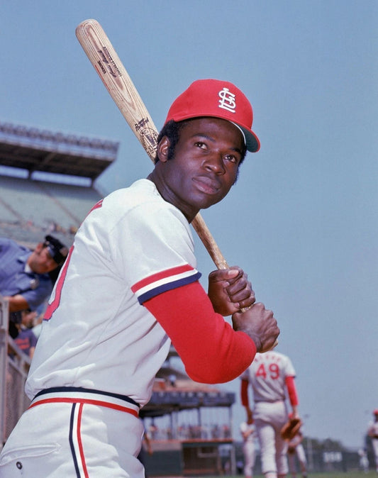 Lou Brock Photo St Louis Cardinals Baseball Picture Mlb