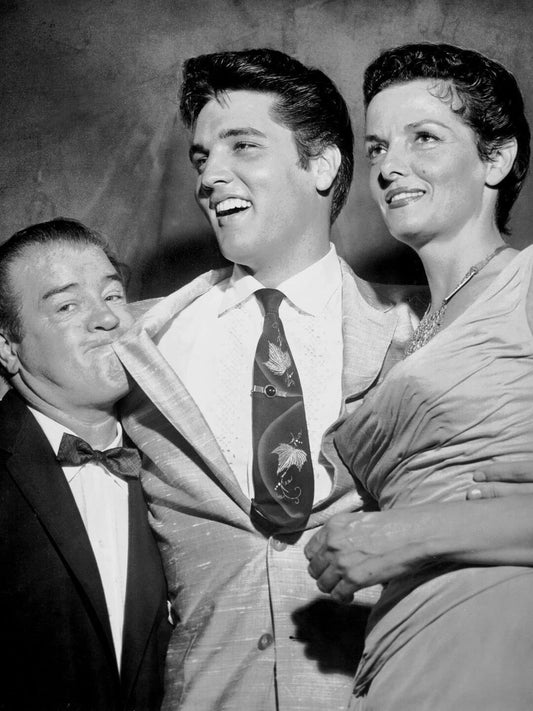 Lou Costello Elvis Presley Jane Russell At Charity Event Magnet Print 6X8