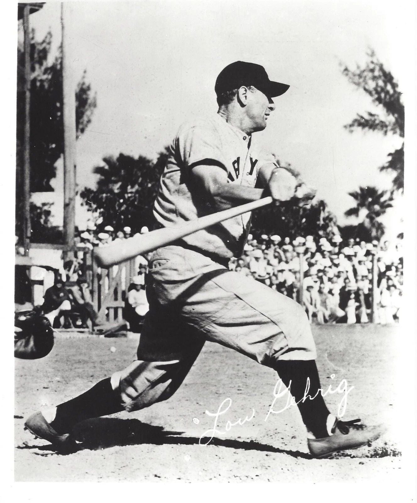 Lou Gehrig Photo New York Yankees Ny Baseball Mlb Picture Batting Practice