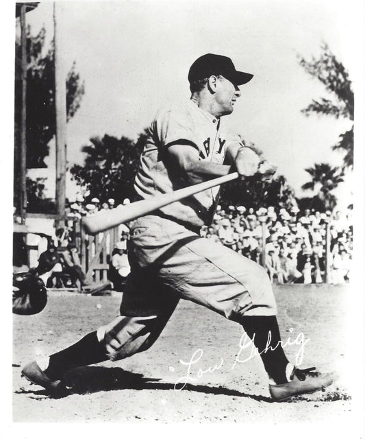 Lou Gehrig Keychain New York Yankees Ny Baseball Mlb Picture Batting Practice