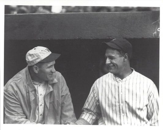 Lou Gehrig & Walter Johnson Photo New York Yankees Ny Baseball Mlb Picture